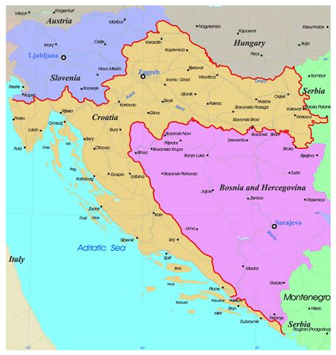 list of city in croatia